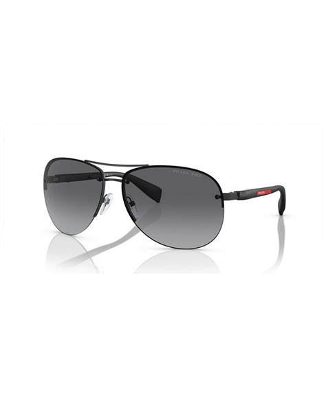 Prada Linea Rossa PS 56MS Polarized Sunglasses 